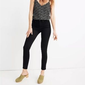 NWT Madewell black high-rise skinny